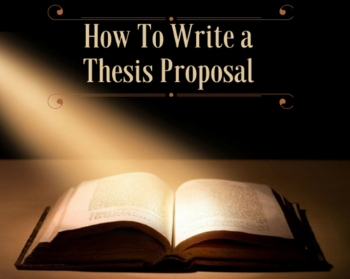 Content how to write athesis proposal